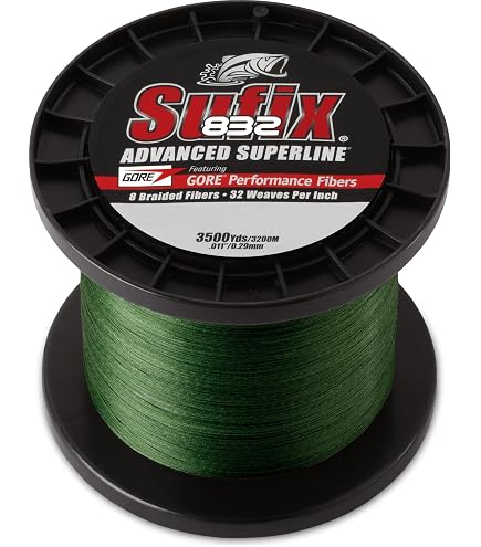 Amazon.com : Sufix 832 Braid Line-3500 Yards (Green, 40-Pound